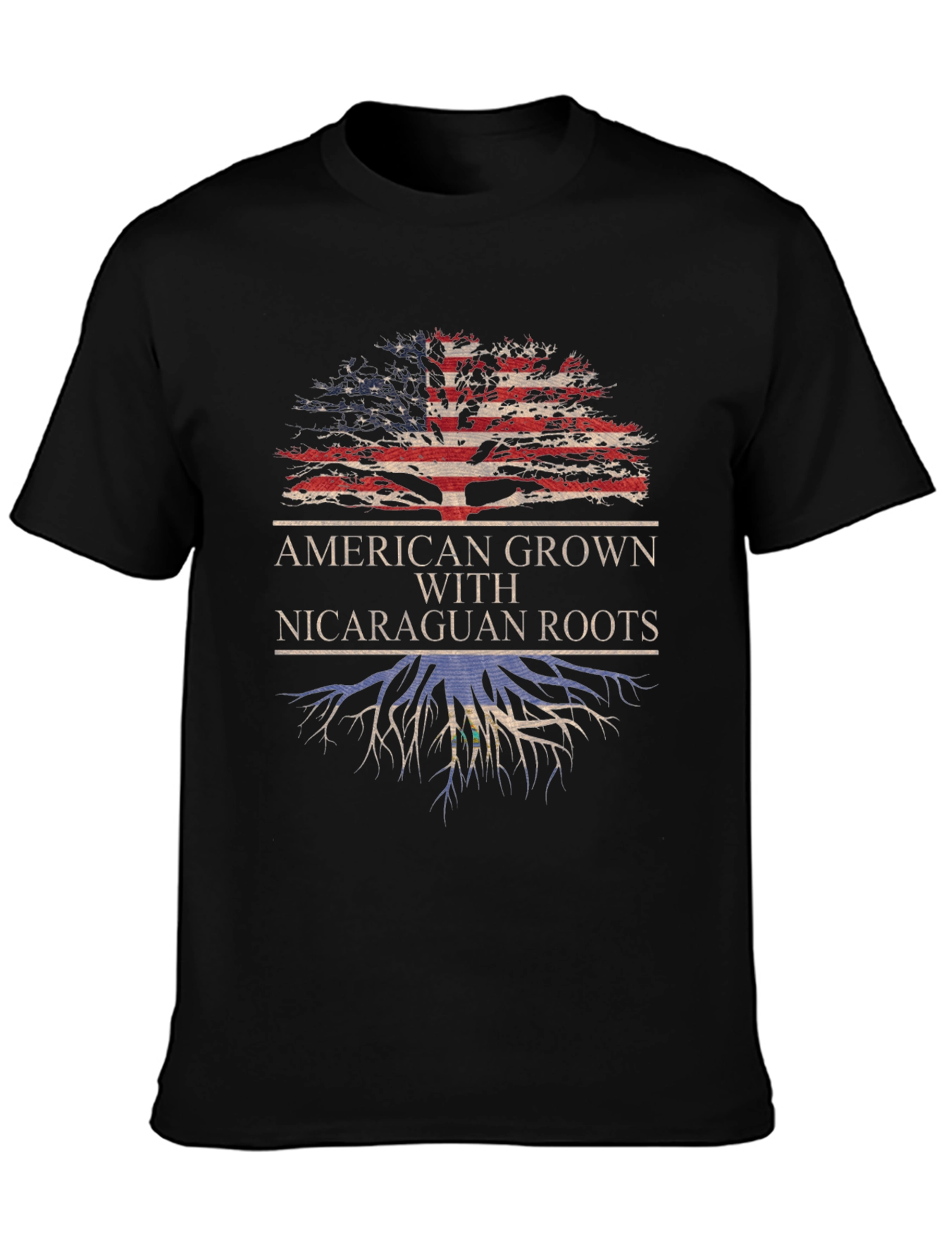 American Grown Nicaraguan Roots T-Shirt