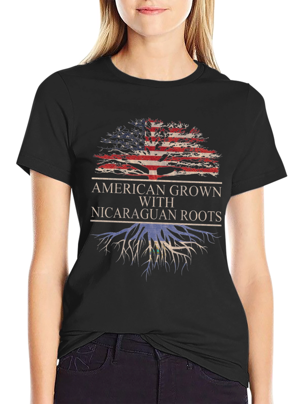 American Grown Nicaraguan Roots T-Shirt