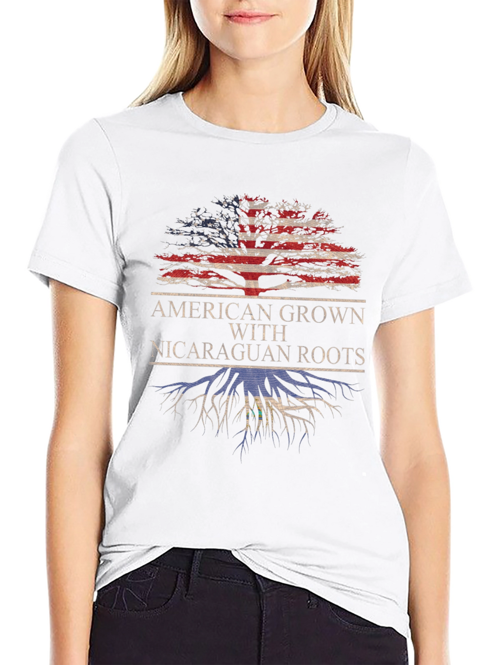 American Grown Nicaraguan Roots T-Shirt