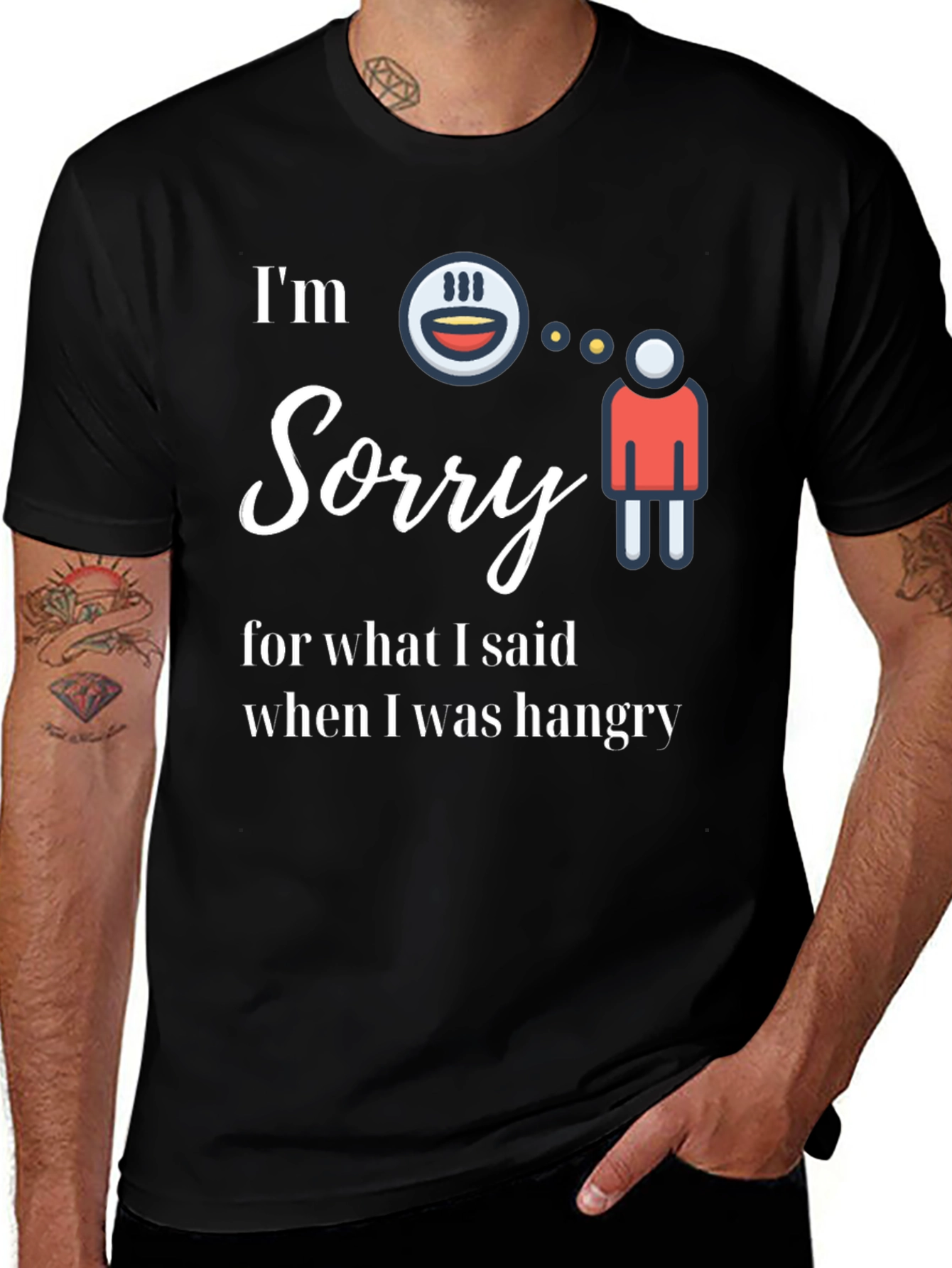 Funny Hangry Graphic Tee - Im Sorry Shirt