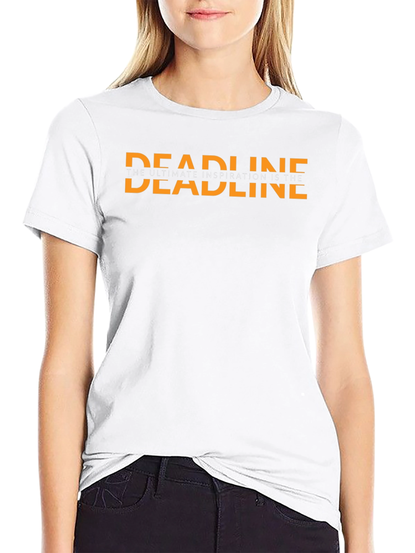 Deadline Inspiration Graphic Tee - Black
