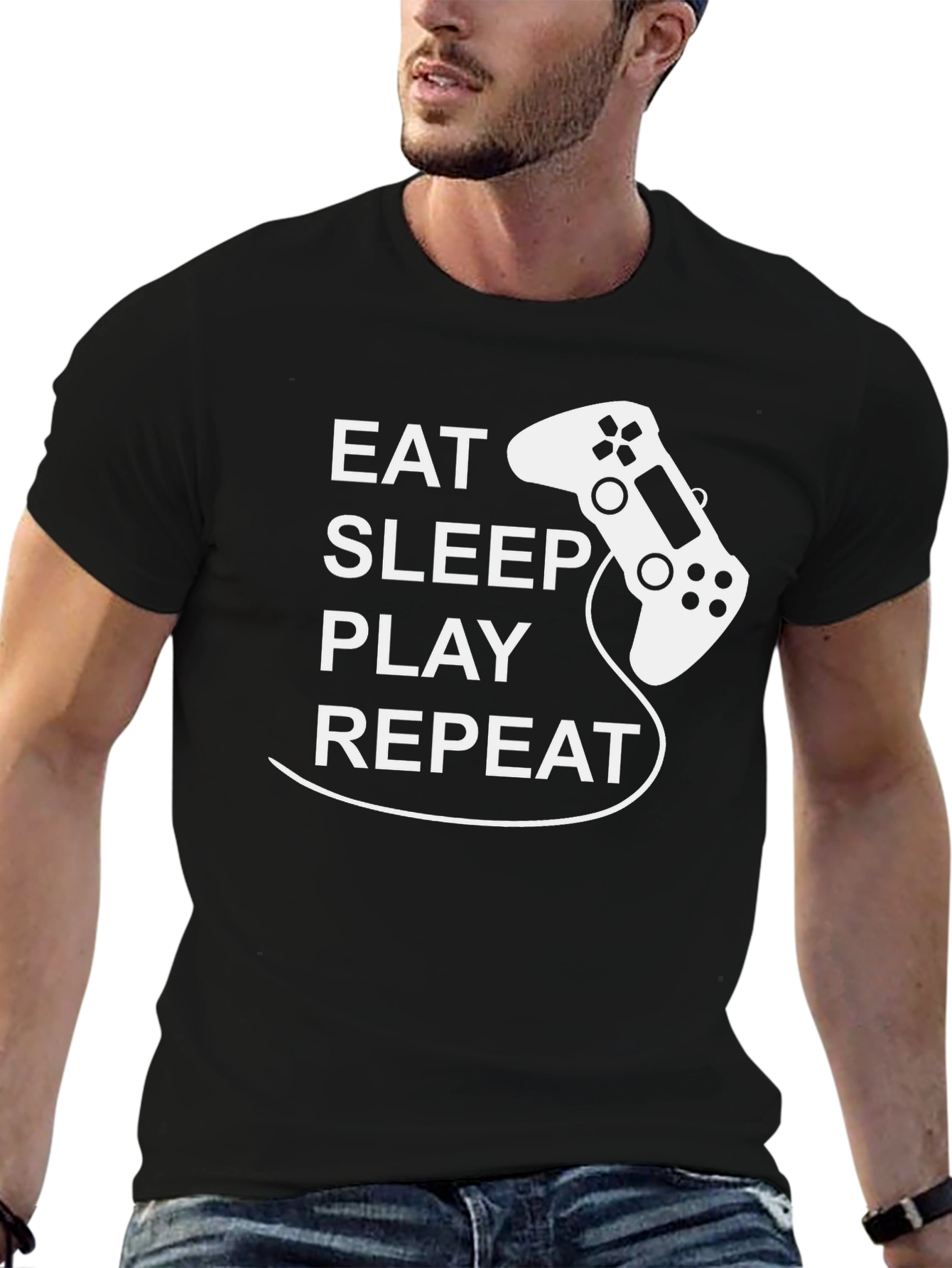 Eat Sleep Play Repeat T-Shirt - Gamer Life Tee