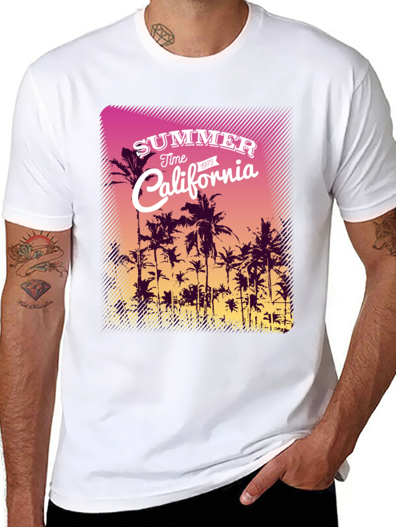 Summer Time California Graphic Tee