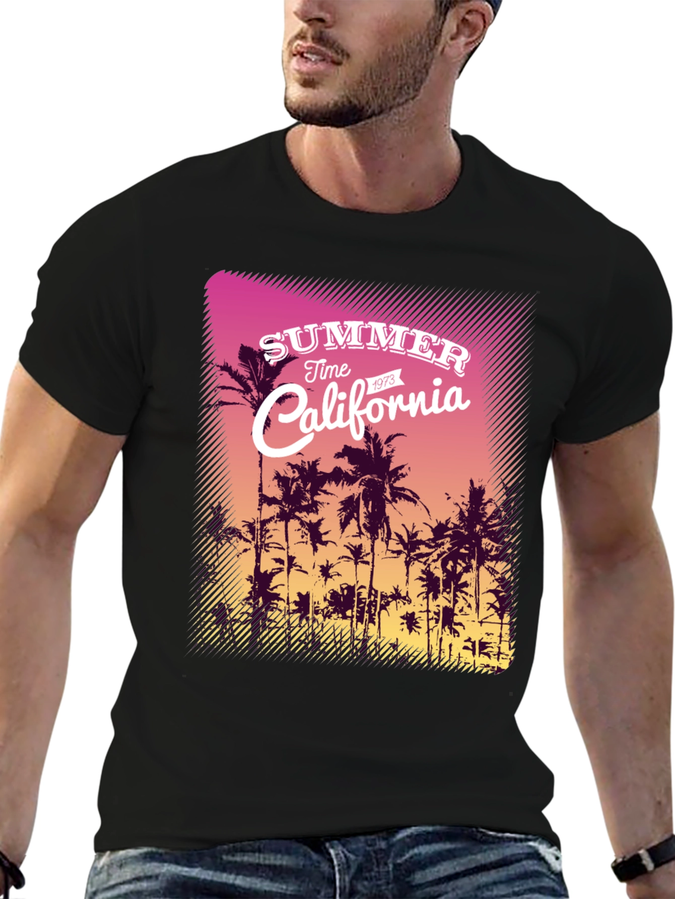 Summer Time California Graphic Tee