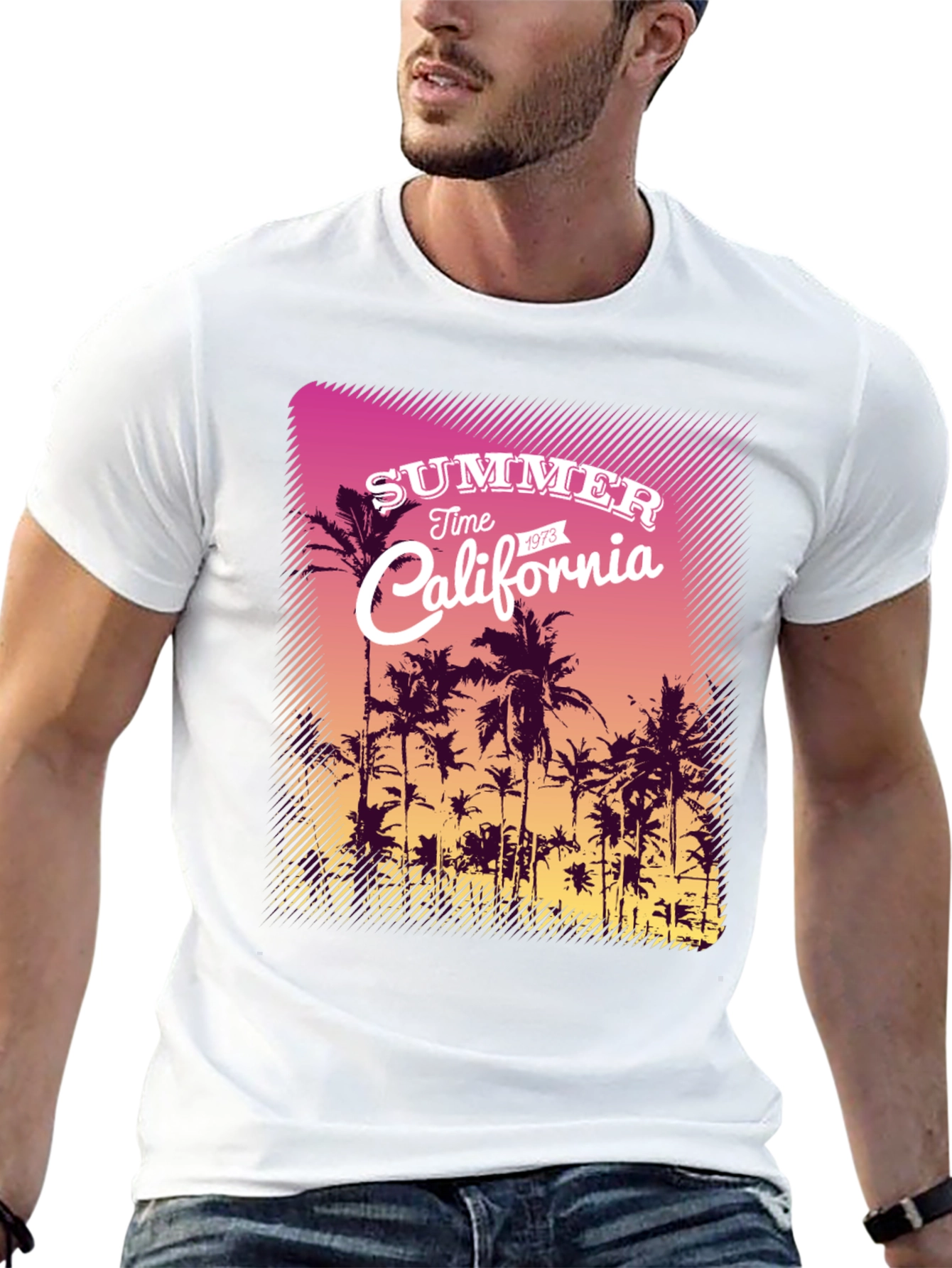 Summer Time California Graphic Tee