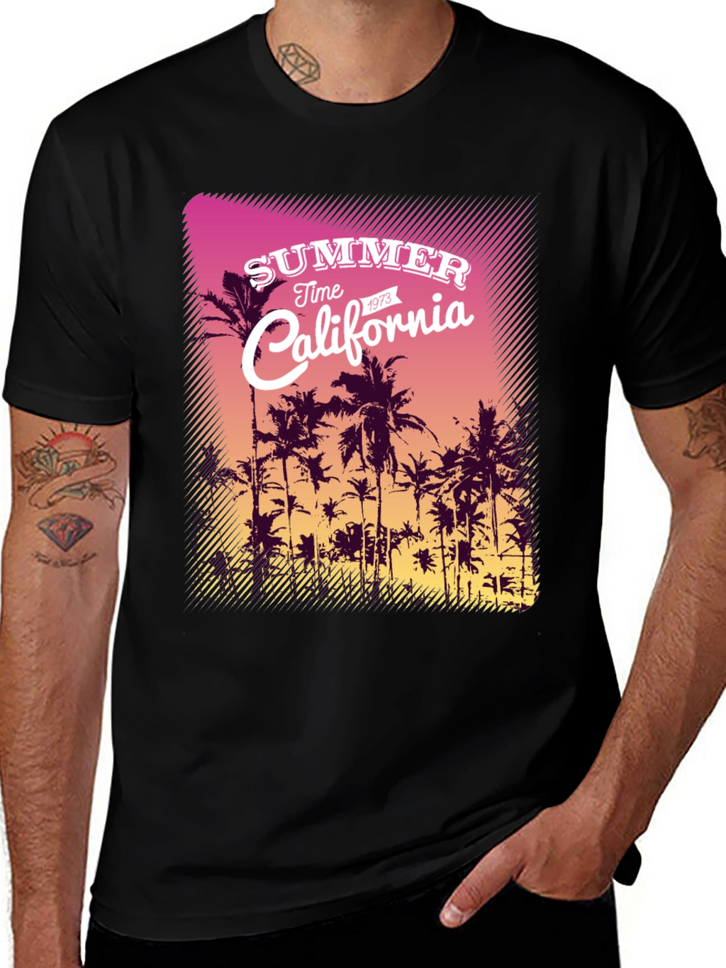 Summer Time California Graphic Tee