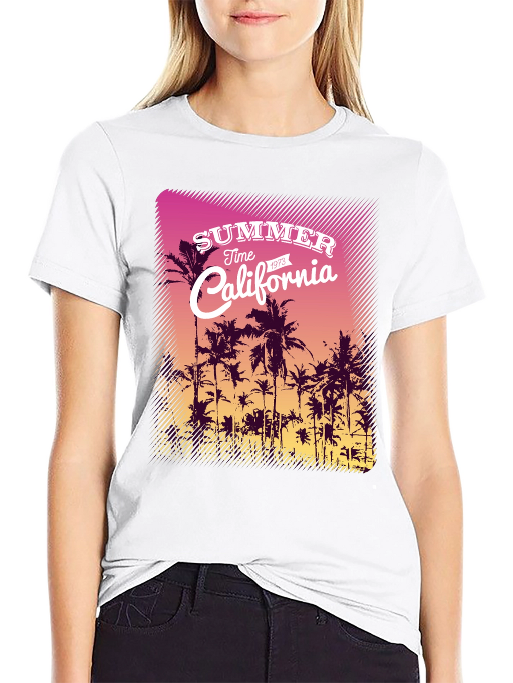 Summer Time California Graphic Tee