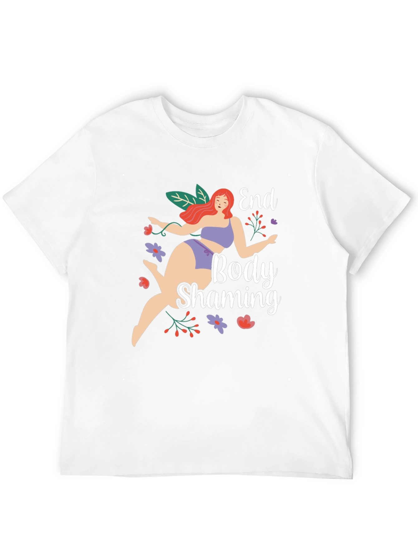 End Body Shaming Black Graphic T-Shirt