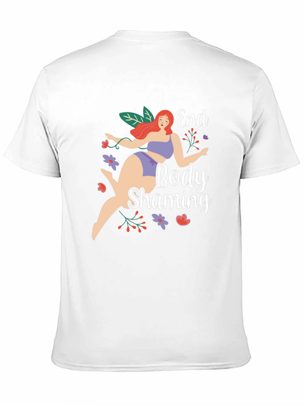 End Body Shaming Black Graphic T-Shirt