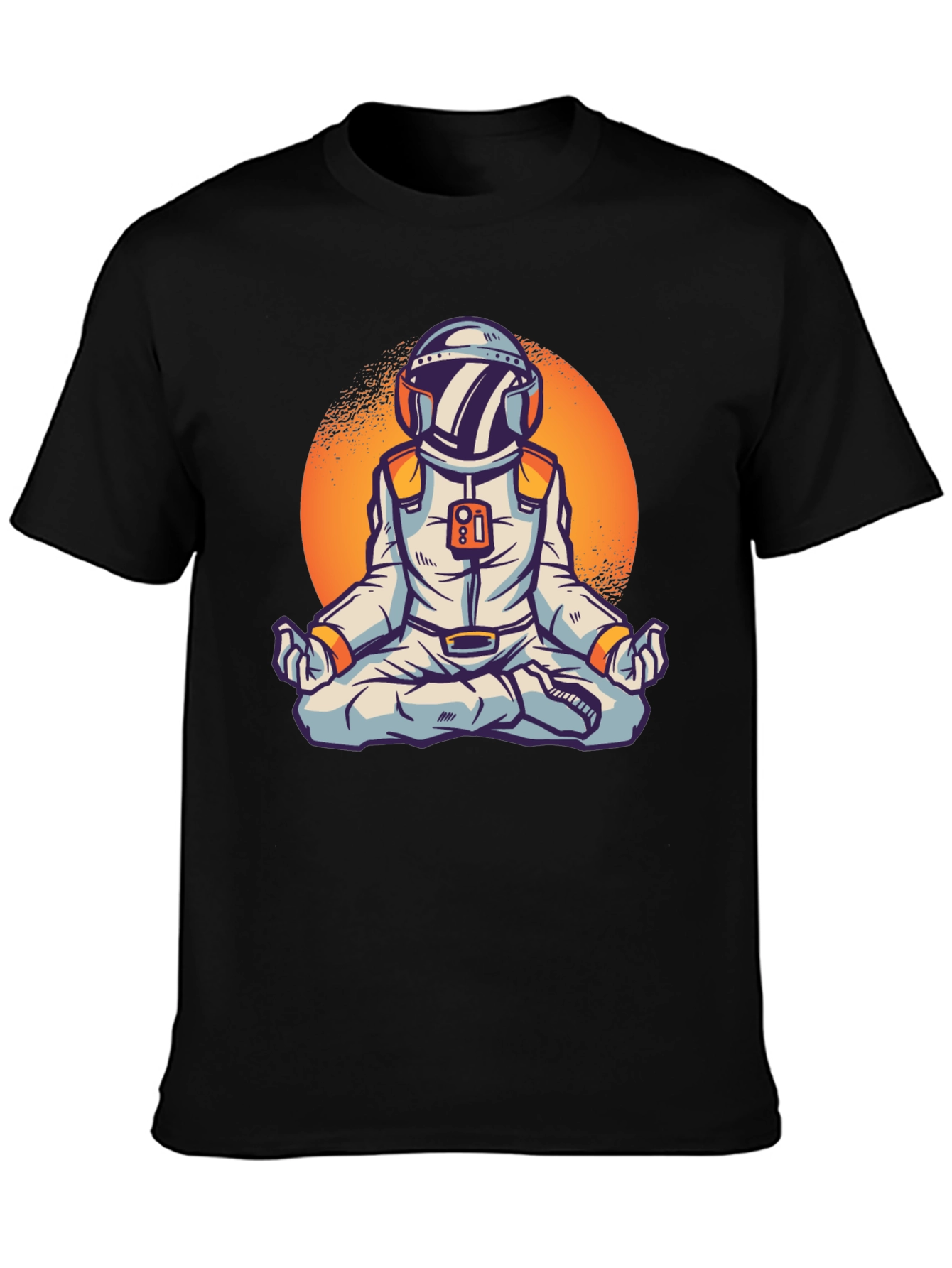Meditating Astronaut Graphic Tee