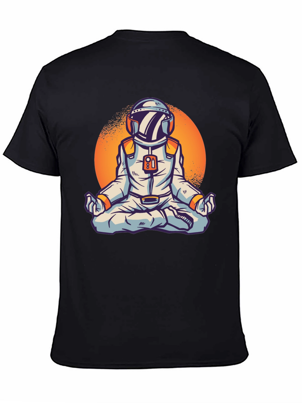 Meditating Astronaut Graphic Tee