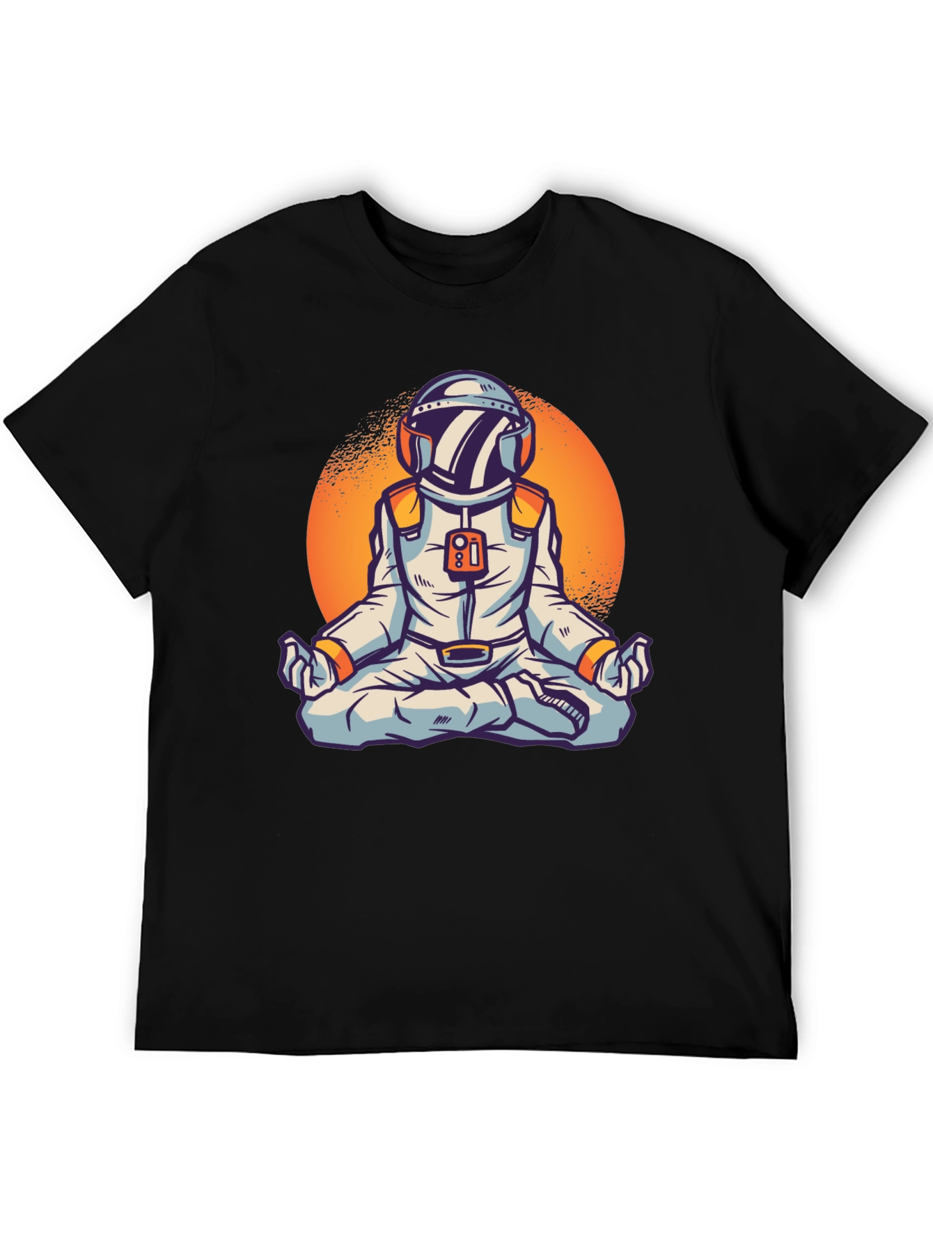Meditating Astronaut Graphic Tee
