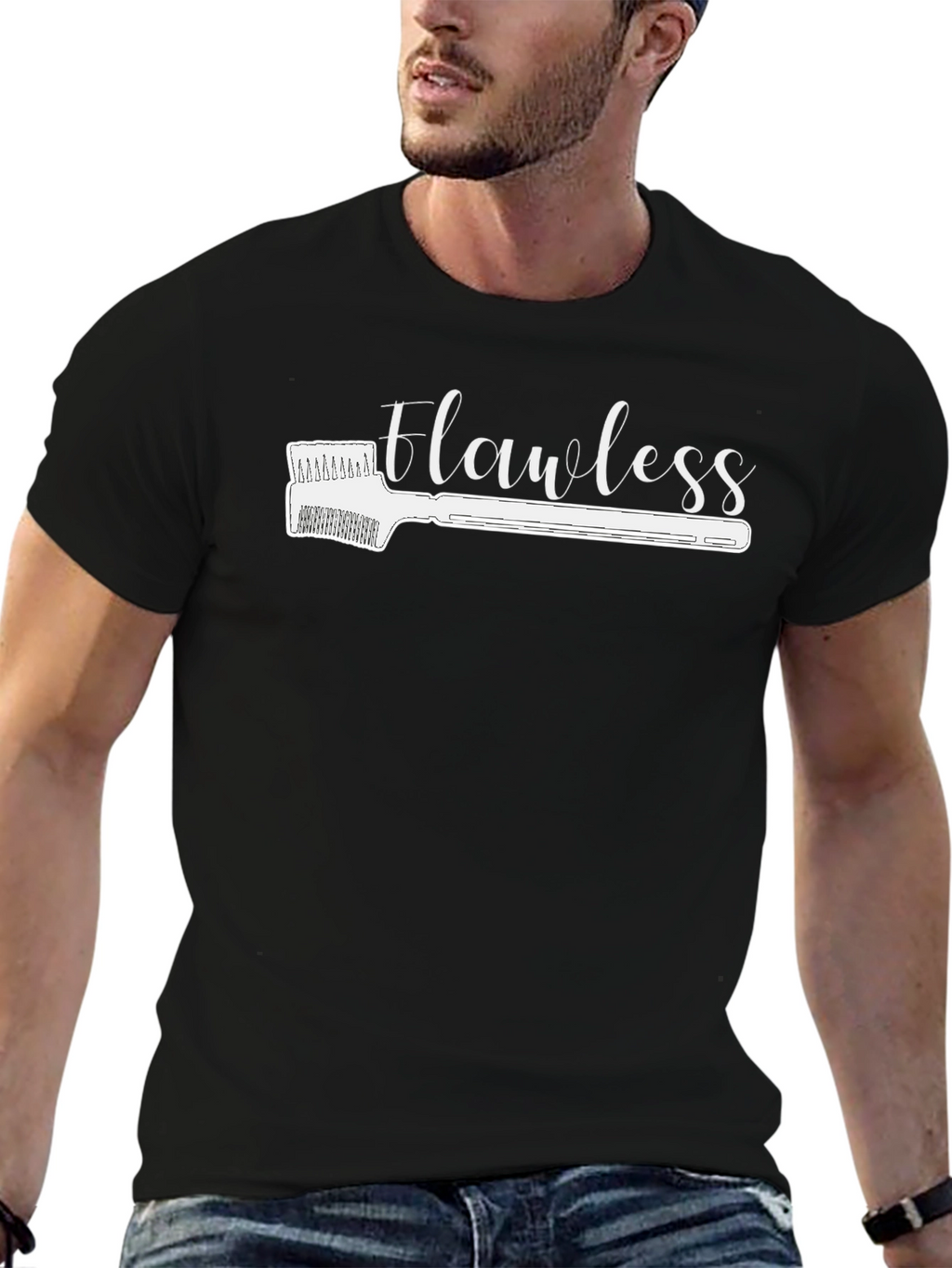 Flawless Edge Control Brush Tee - Unisex
