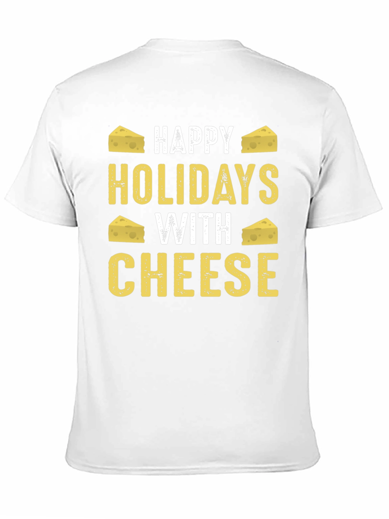 Happy Holidays With Cheese Graphic T-Shirt