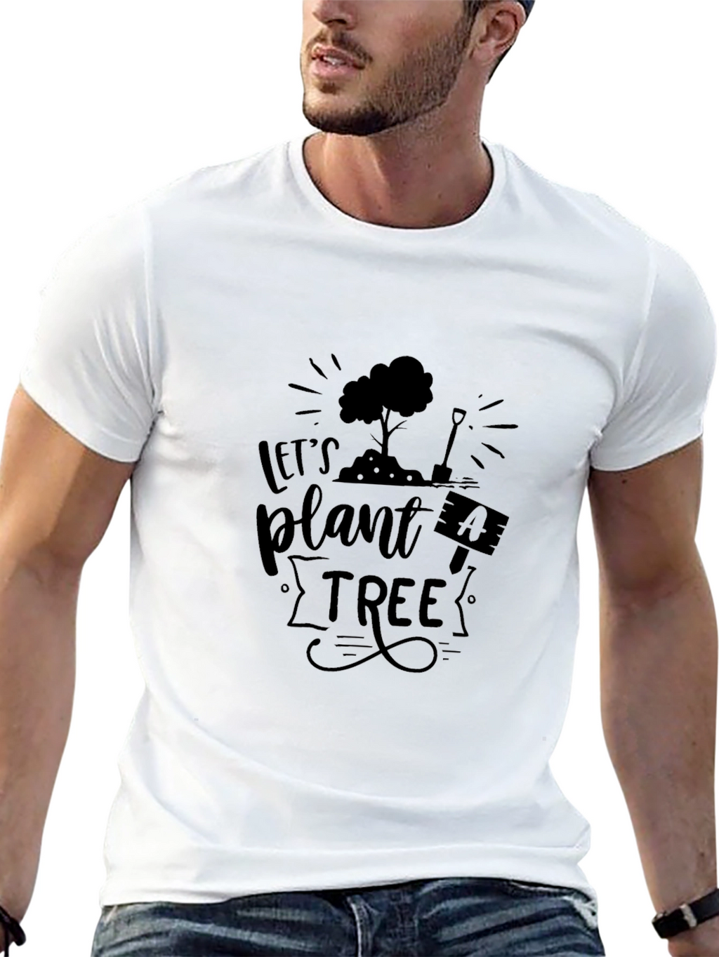 Lets Plant a Tree Graphic Tee