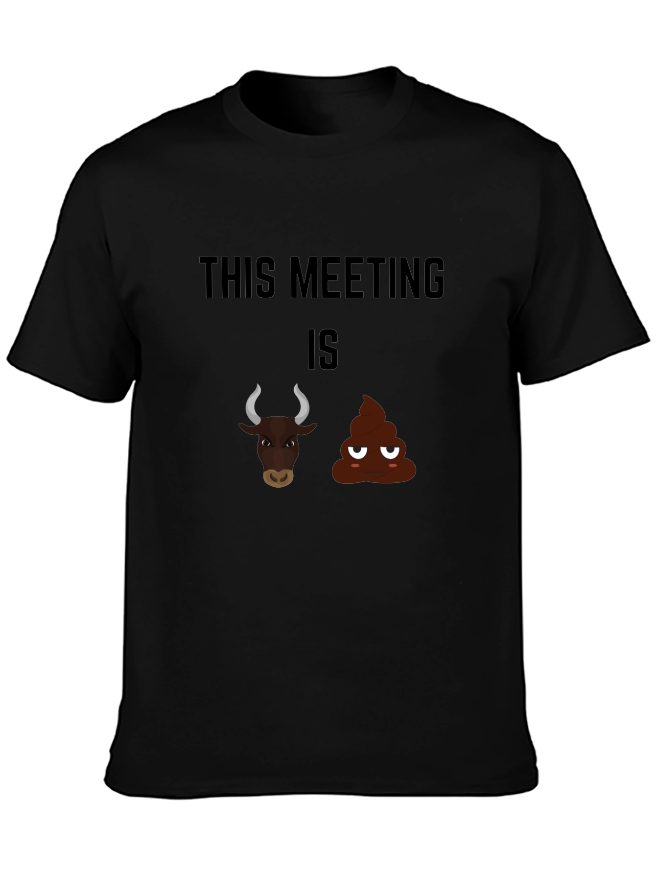 Funny This Meeting is Bullshit Graphic Tee