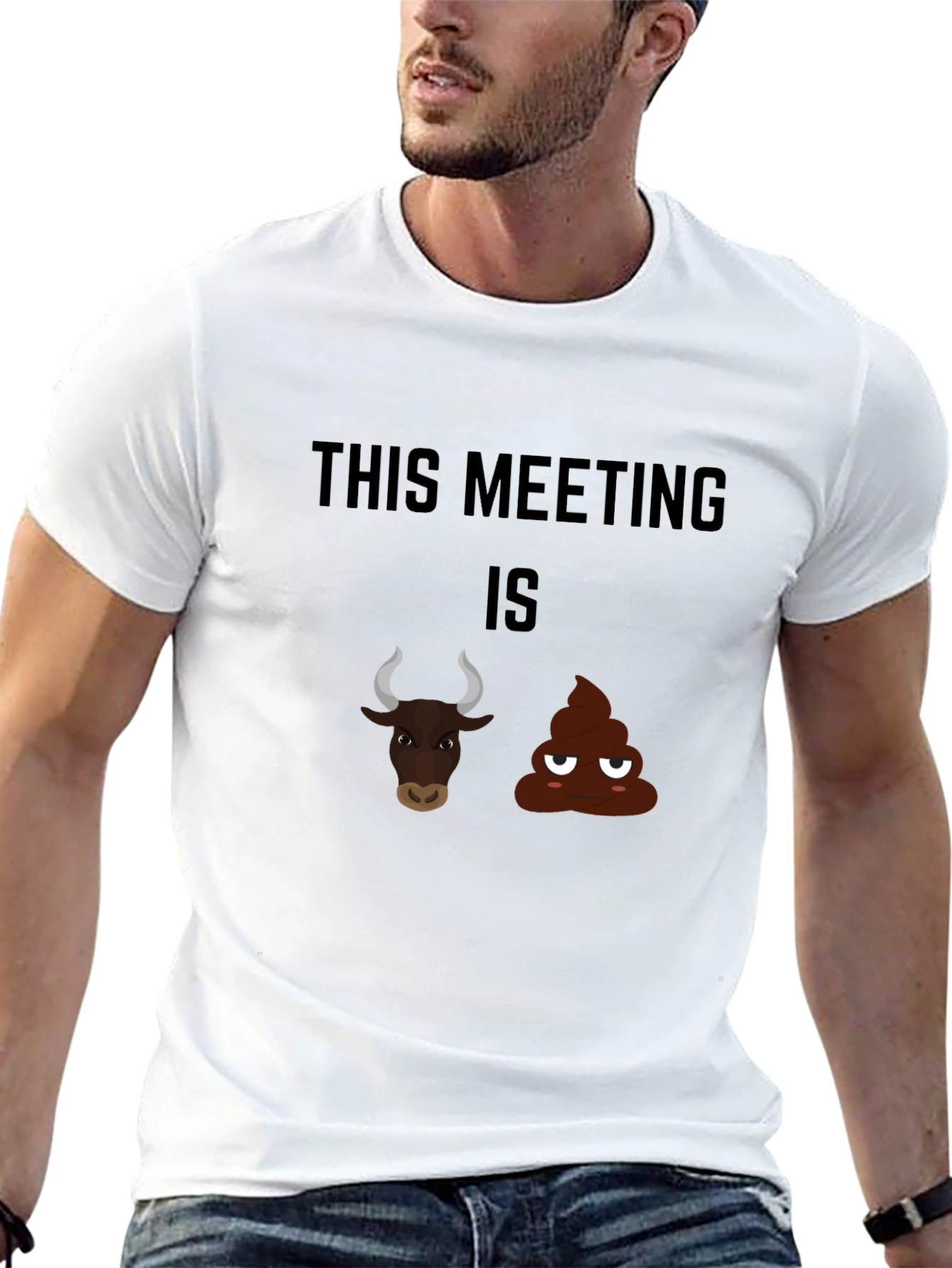 Funny This Meeting is Bullshit Graphic Tee