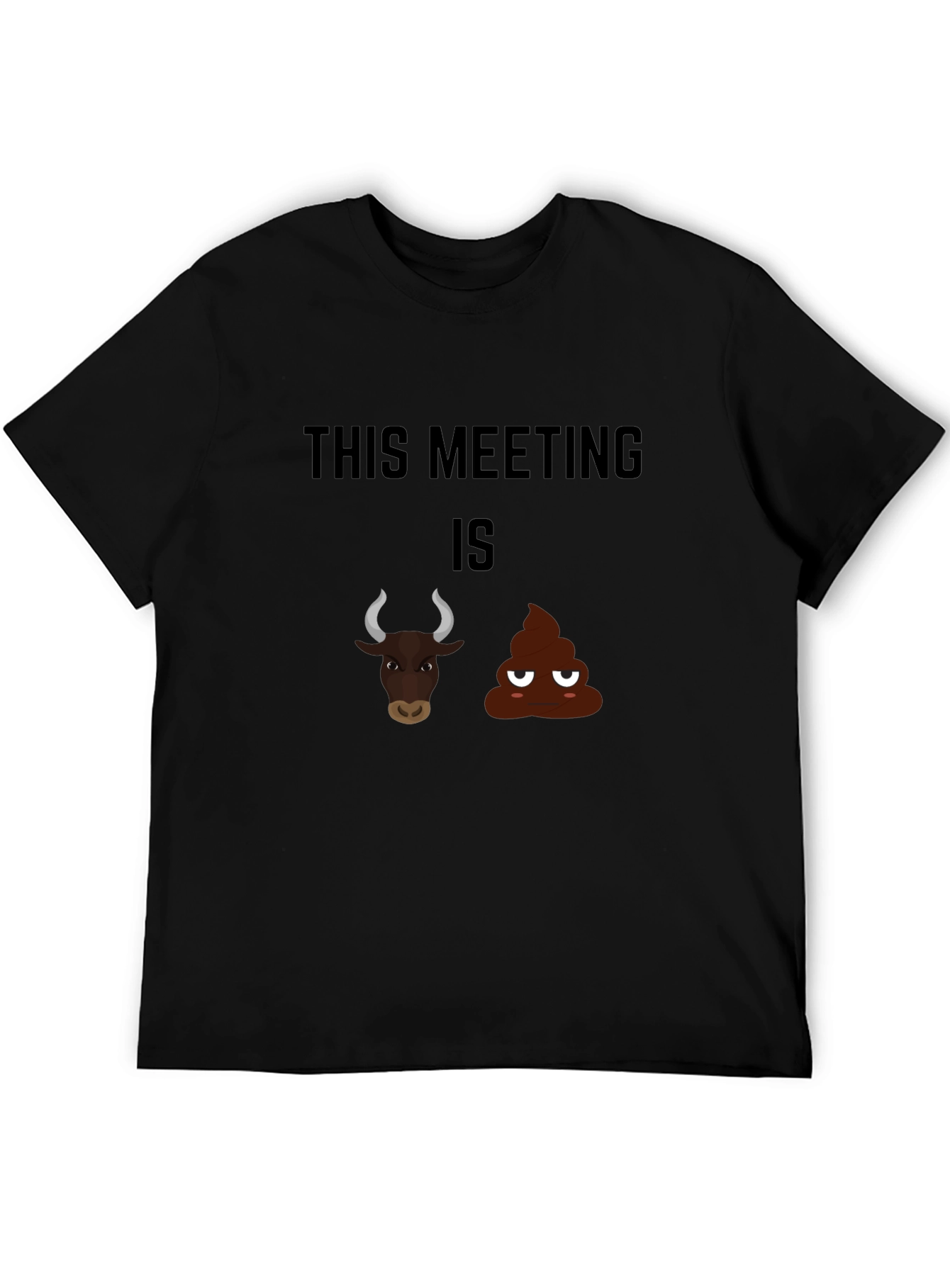 Funny This Meeting is Bullshit Graphic Tee