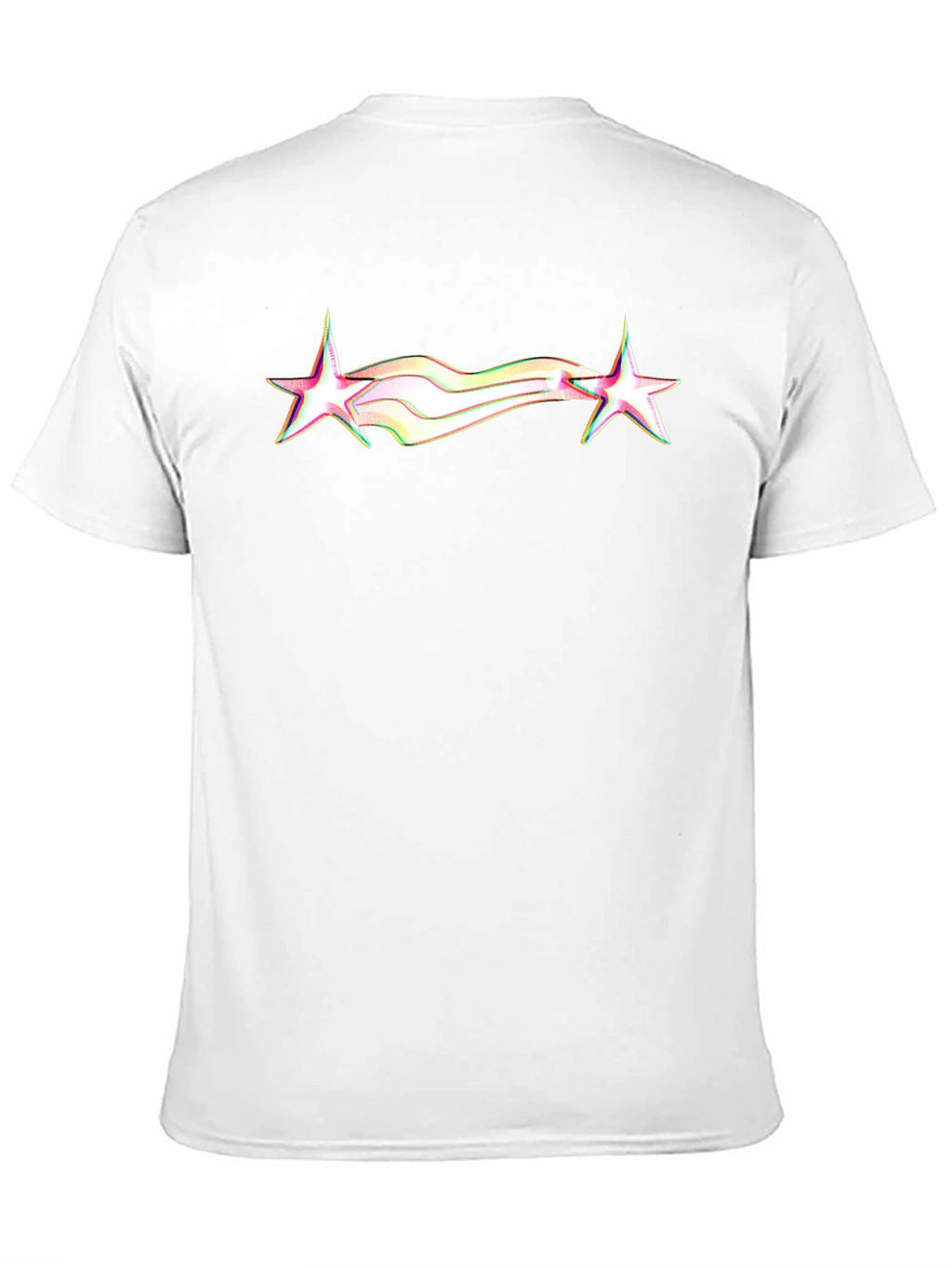 Retro Star Graphic Tee - Black Cotton Blend