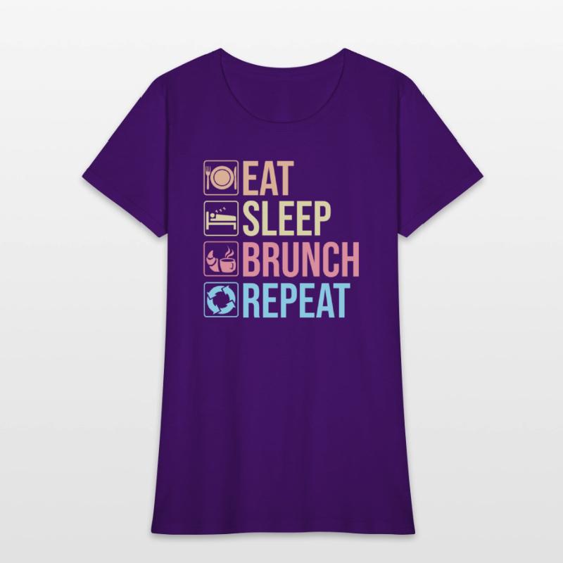 Eat Sleep Brunch Squad Repeat Breakfast Lunch