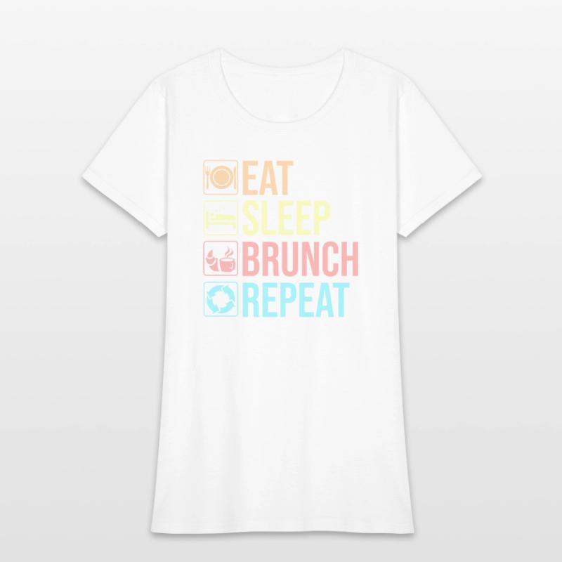 Eat Sleep Brunch Squad Repeat Breakfast Lunch