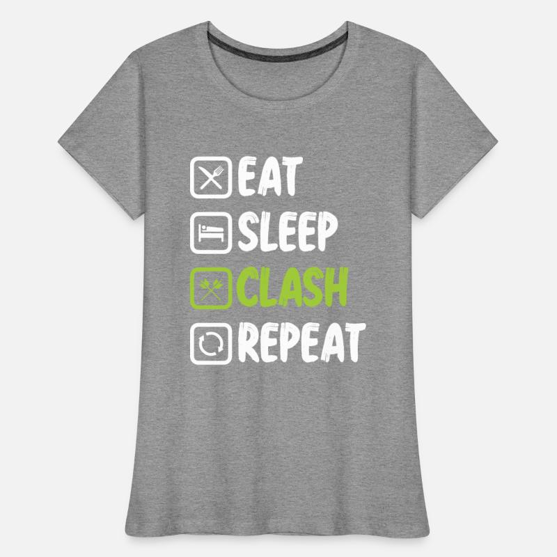 Eat Sleep Clash Repeat Swords Clan Mobile Gaming