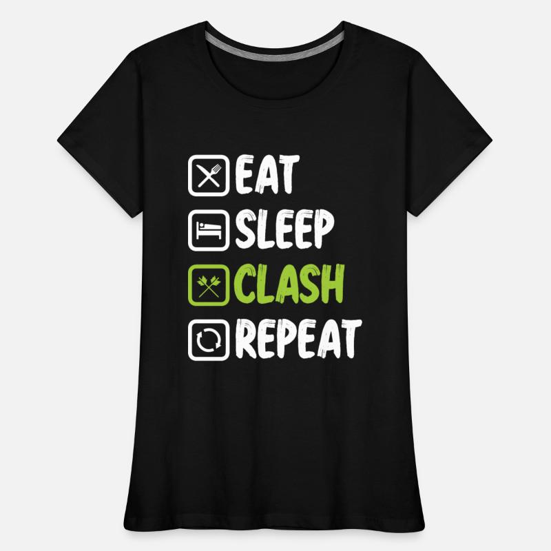 Eat Sleep Clash Repeat Swords Clan Mobile Gaming
