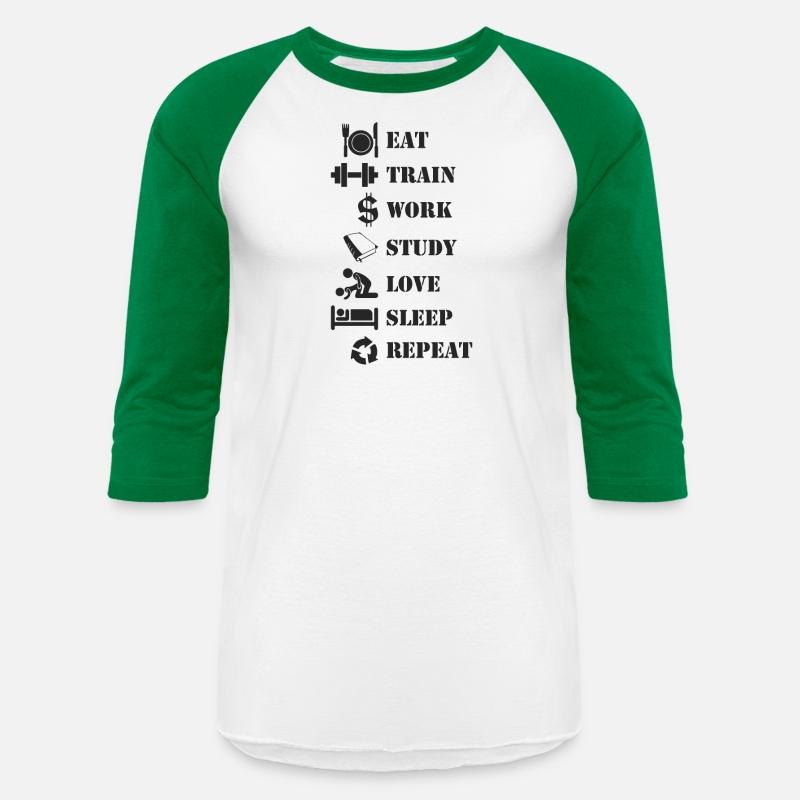 eat train work study love sleep repeat