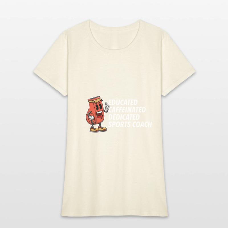 Educated Dedicated Caffeinated Sports Coach Games