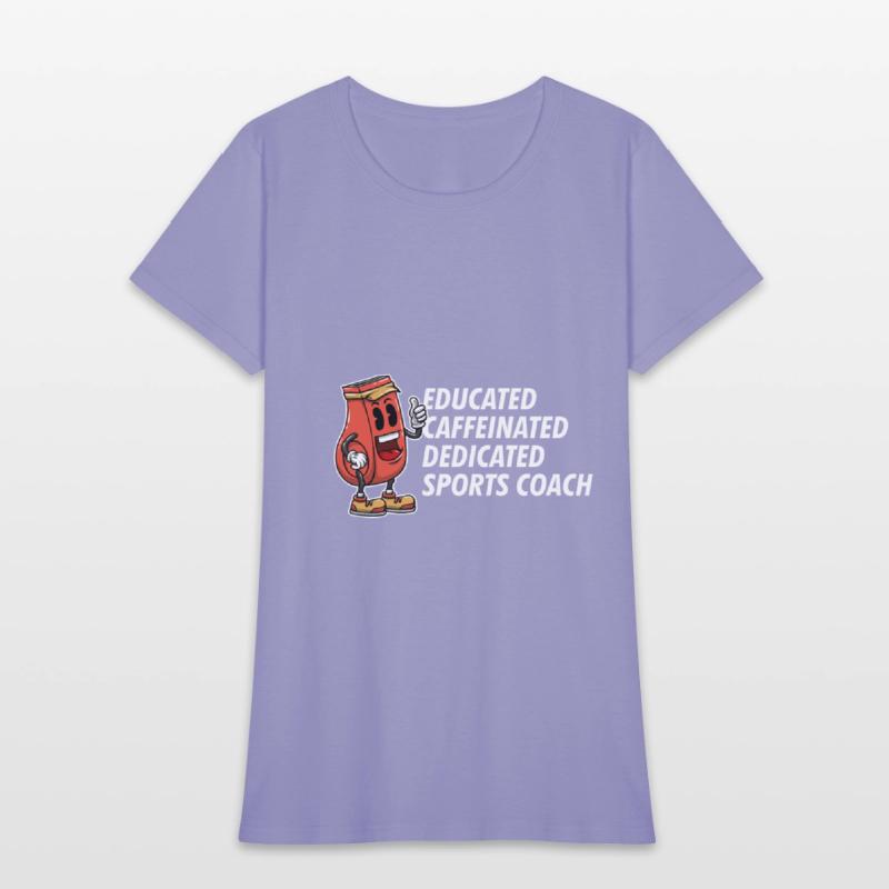 Educated Dedicated Caffeinated Sports Coach Games