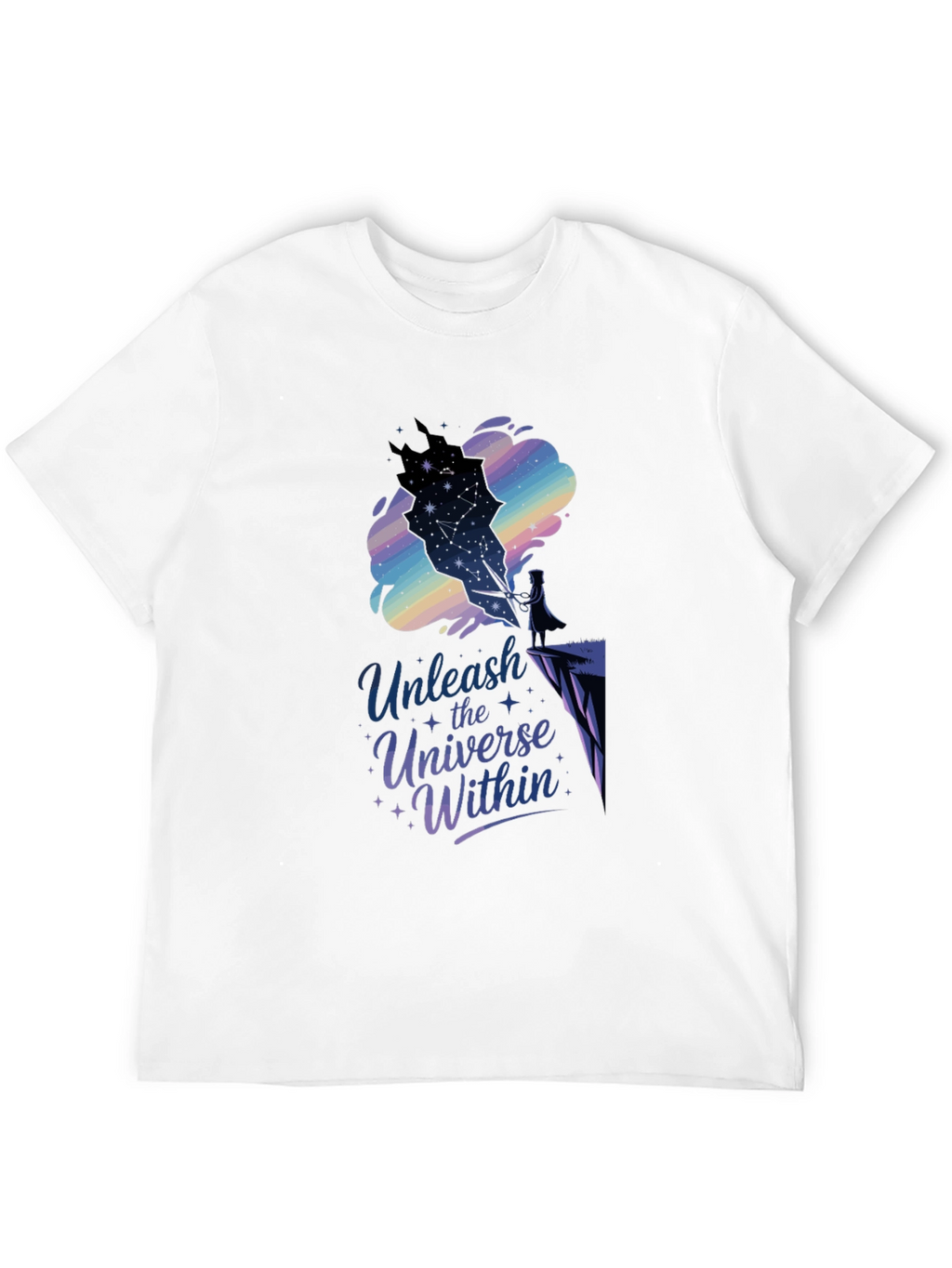 Unleash the Universe Within Black Tee