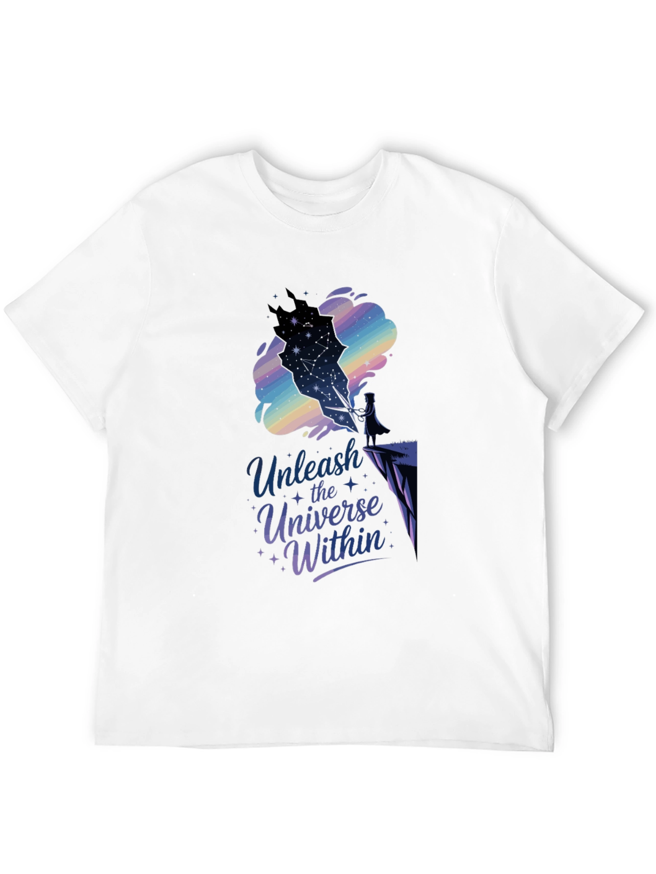 Unleash the Universe Within Black Tee