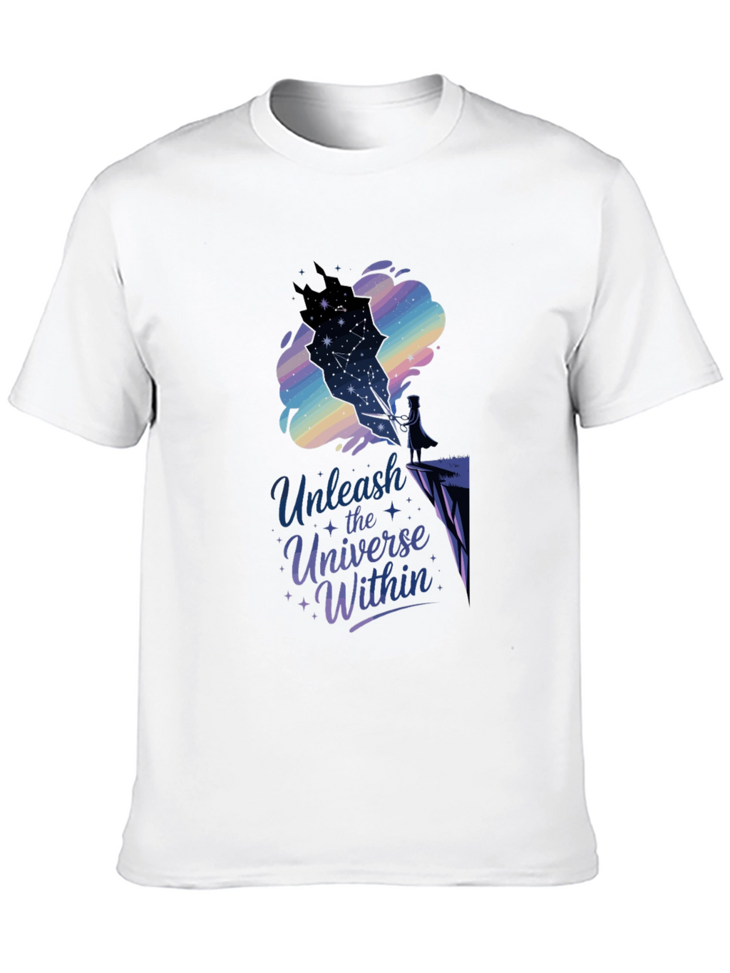 Unleash the Universe Within Black Tee
