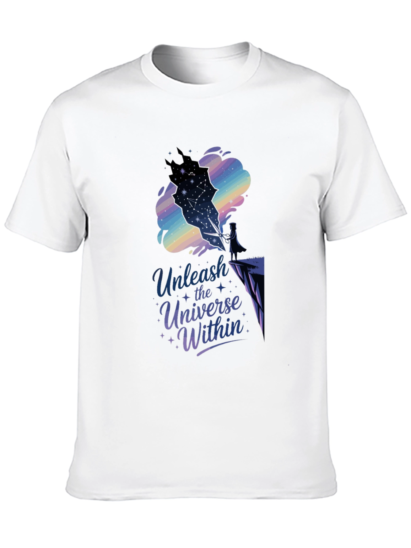 Unleash the Universe Within Black Tee