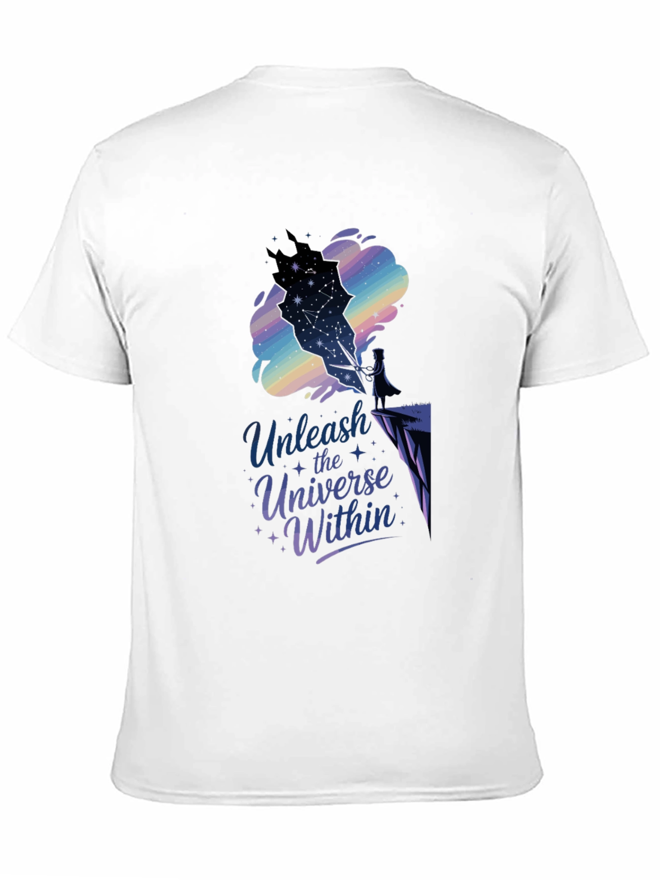 Unleash the Universe Within Black Tee