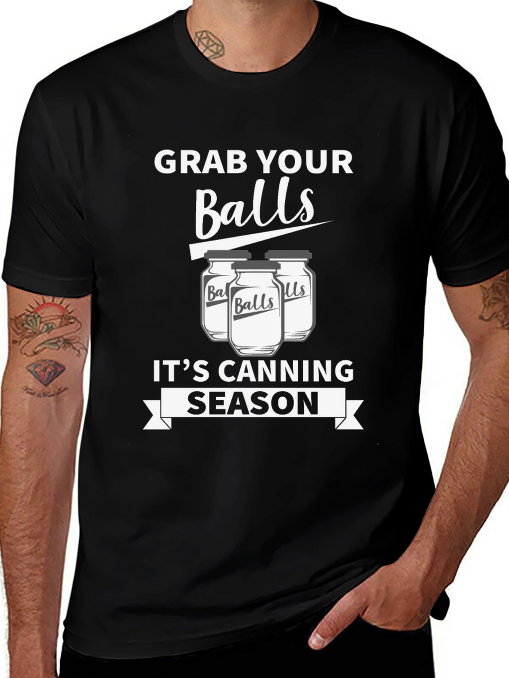 Grab Your Balls Its Canning Season Funny T-Shirt