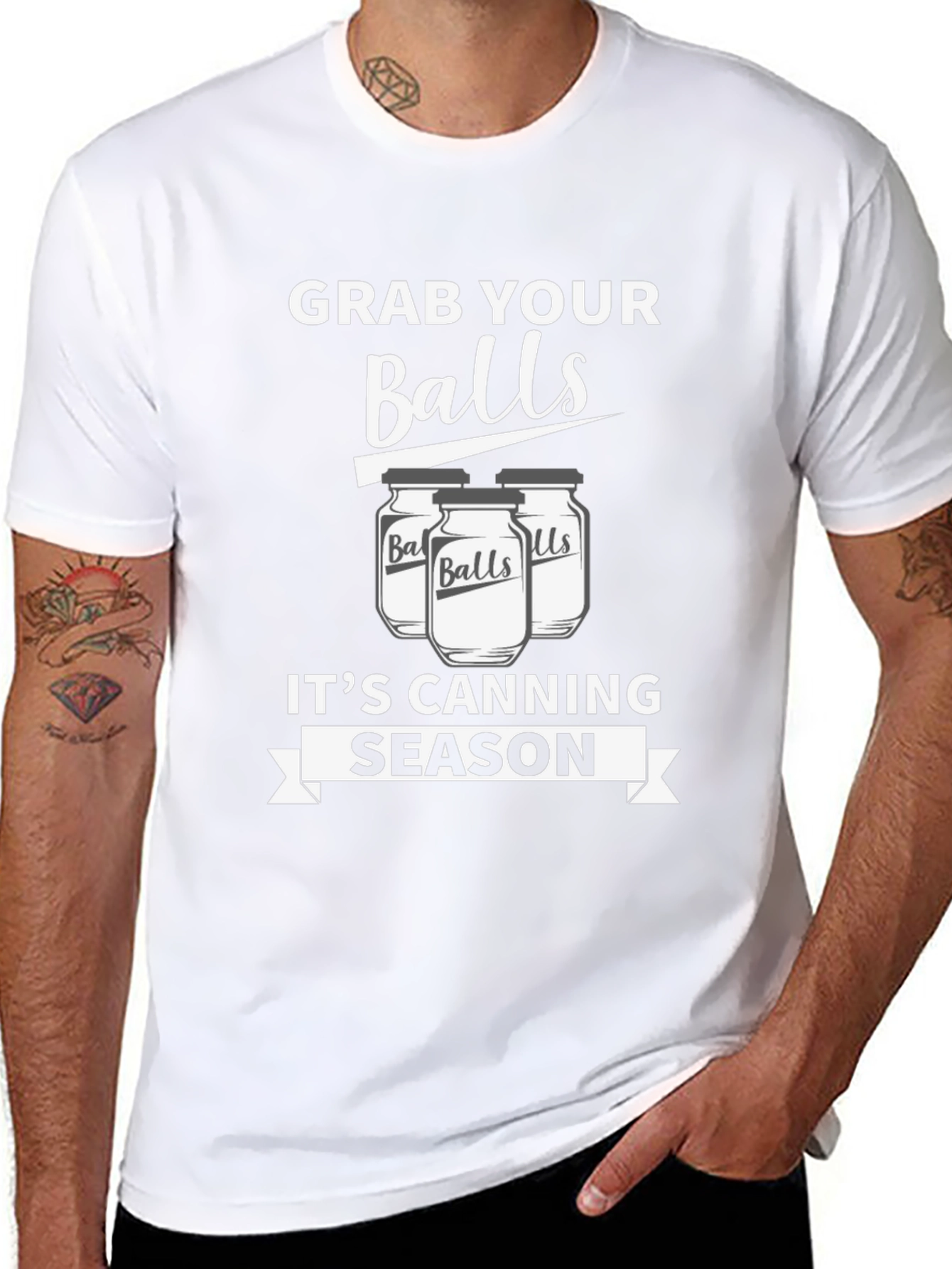 Grab Your Balls Its Canning Season Funny T-Shirt