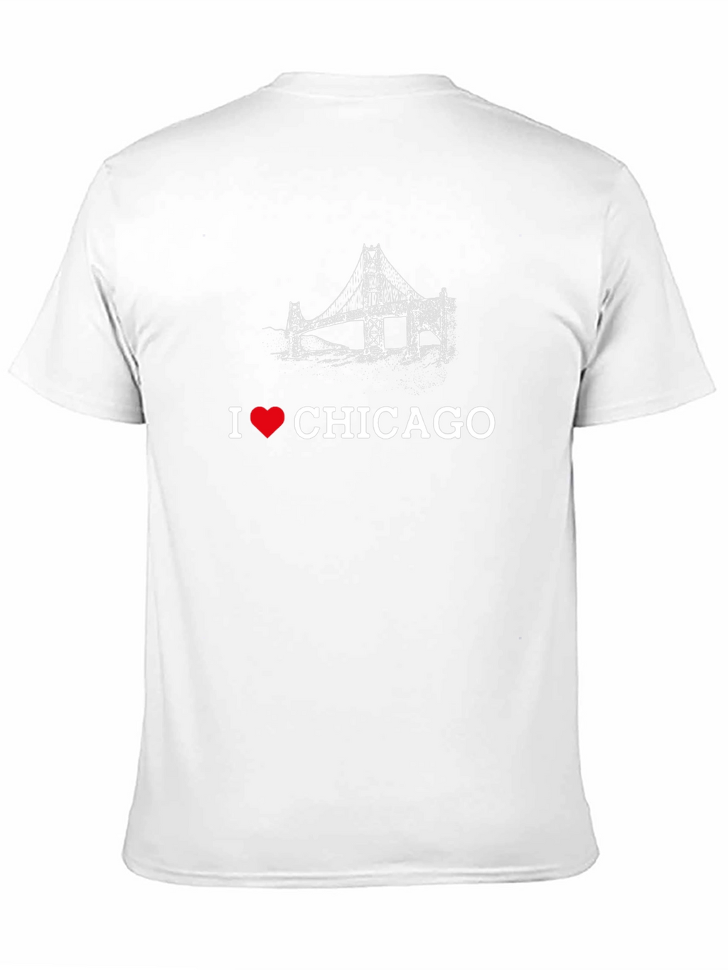 I Love Chicago Bridge Graphic Tee