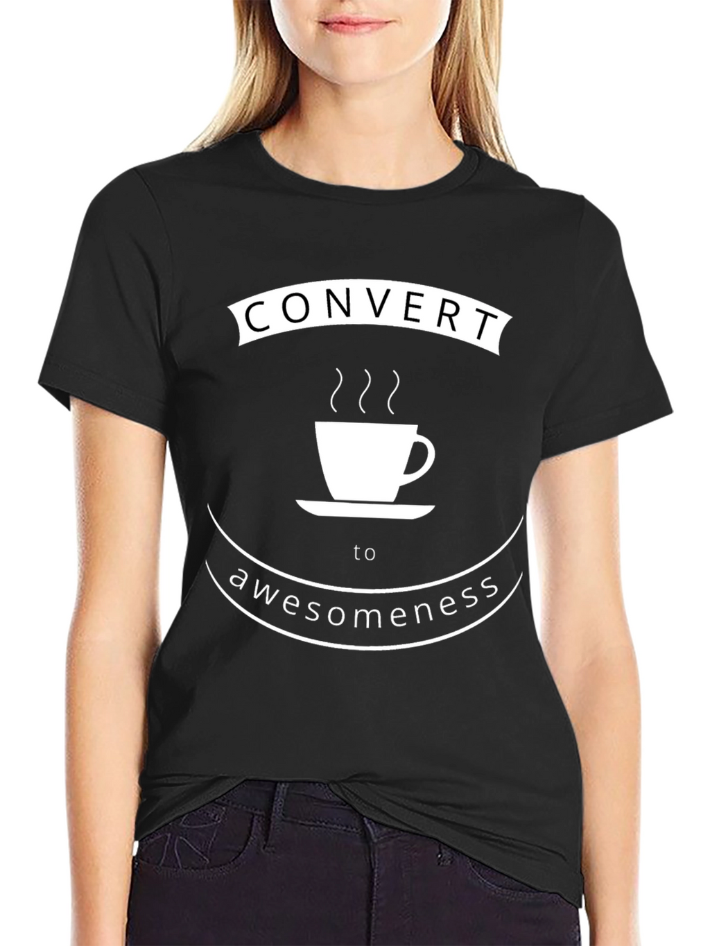 Convert to Awesomeness Coffee T-Shirt