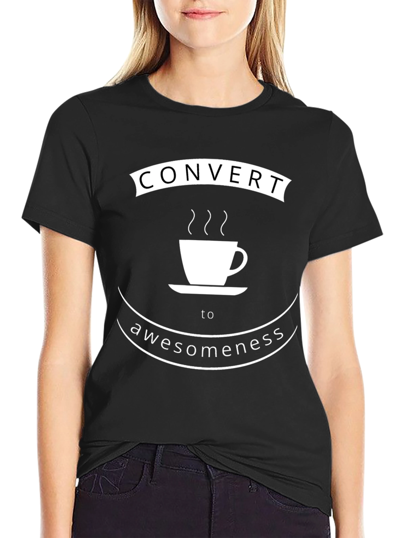 Convert to Awesomeness Coffee T-Shirt