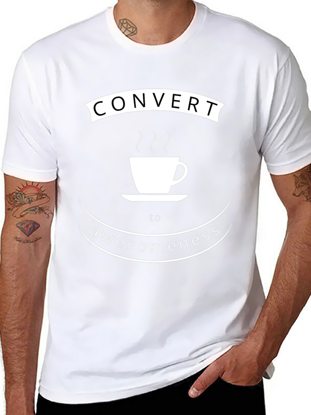 Convert to Awesomeness Coffee T-Shirt