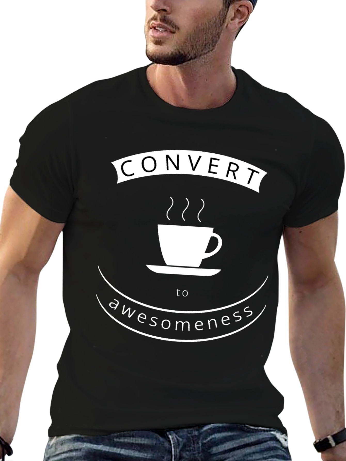 Convert to Awesomeness Coffee T-Shirt