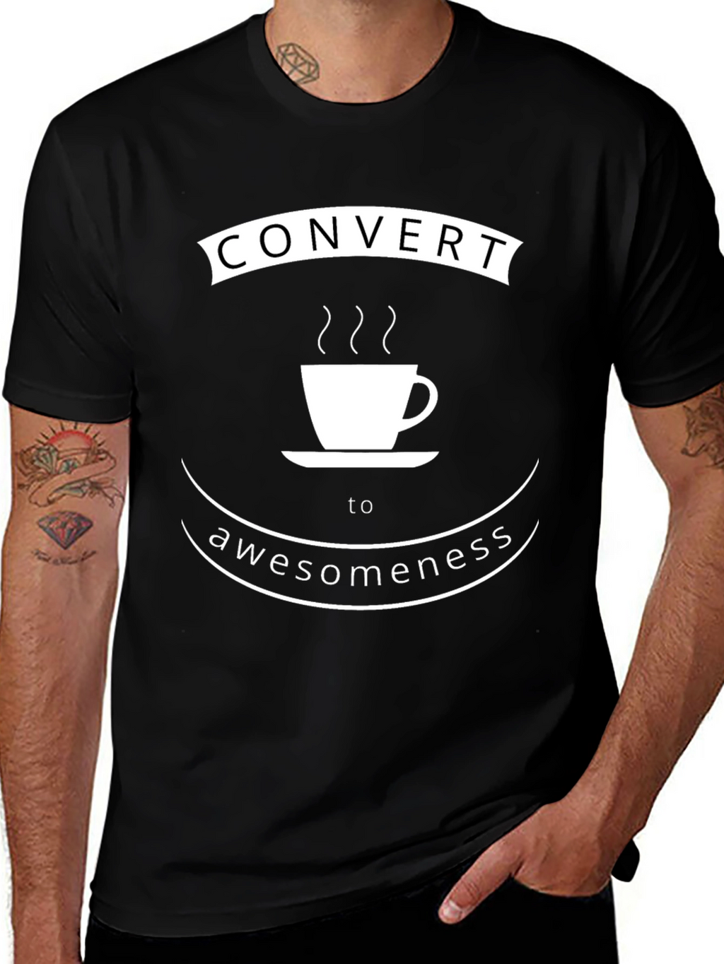 Convert to Awesomeness Coffee T-Shirt