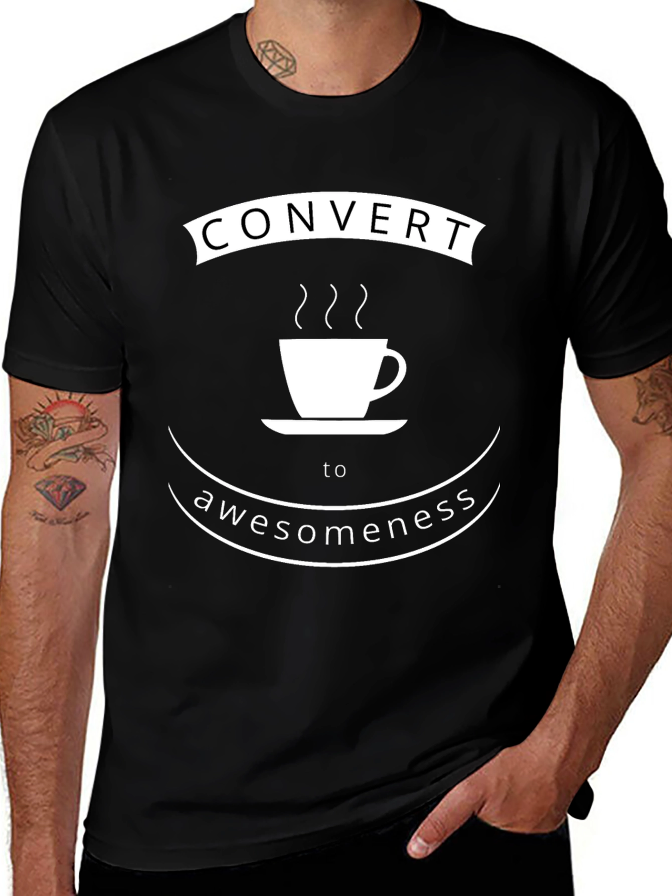 Convert to Awesomeness Coffee T-Shirt