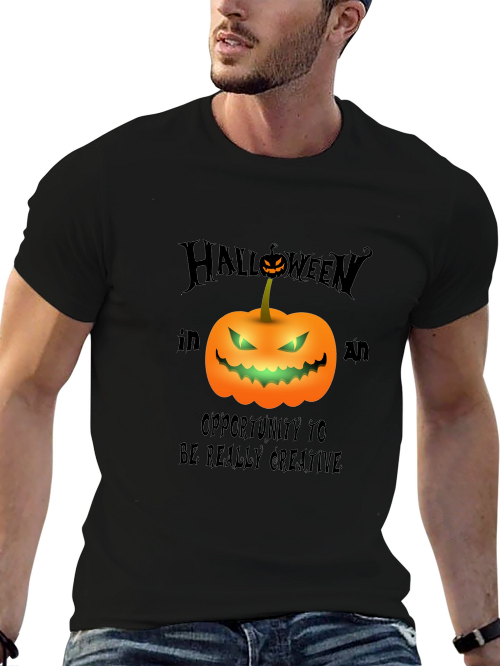 Halloween Graphic Tee - Be Creative This Season!