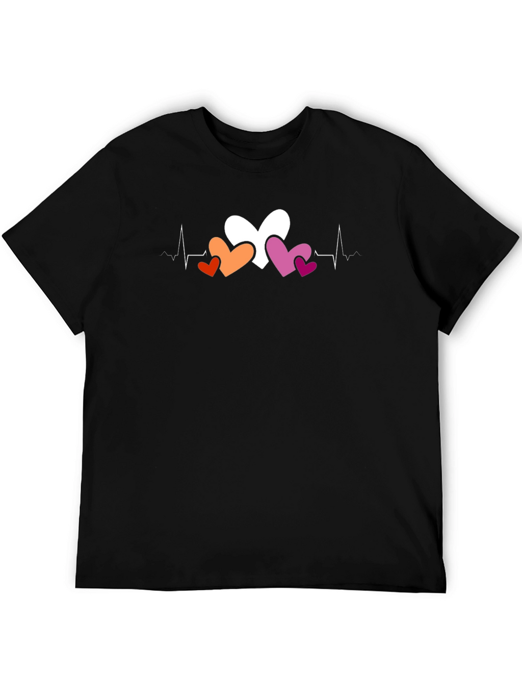 Heartbeat Lesbian Pride T-Shirt