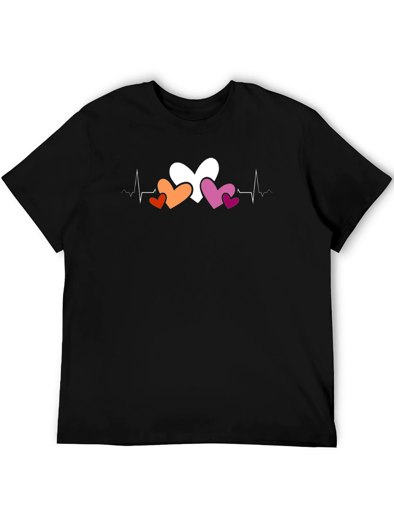 Heartbeat Lesbian Pride T-Shirt
