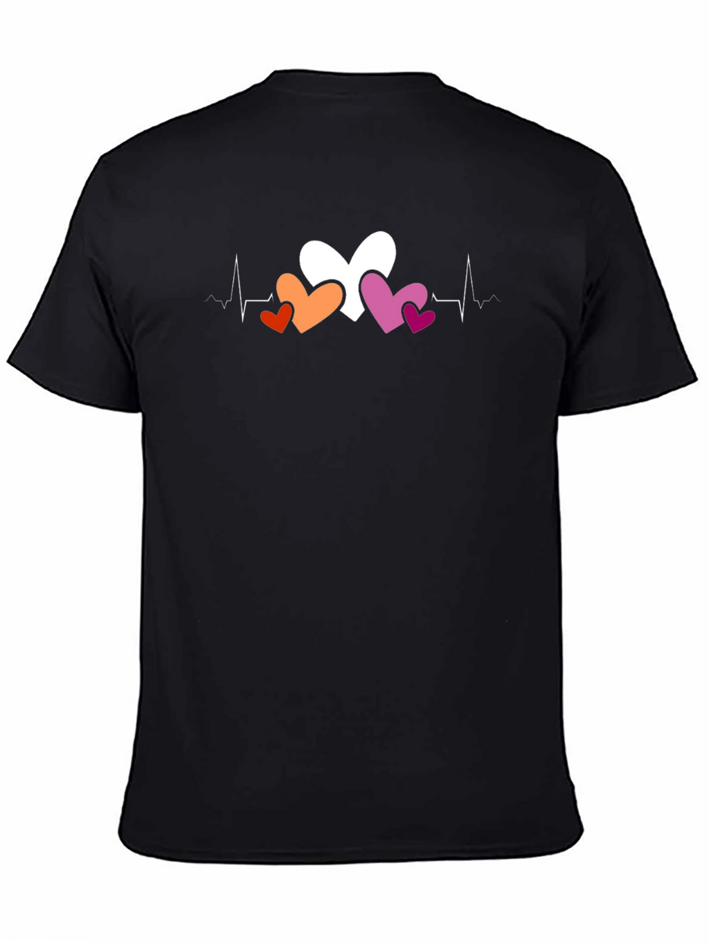 Heartbeat Lesbian Pride T-Shirt
