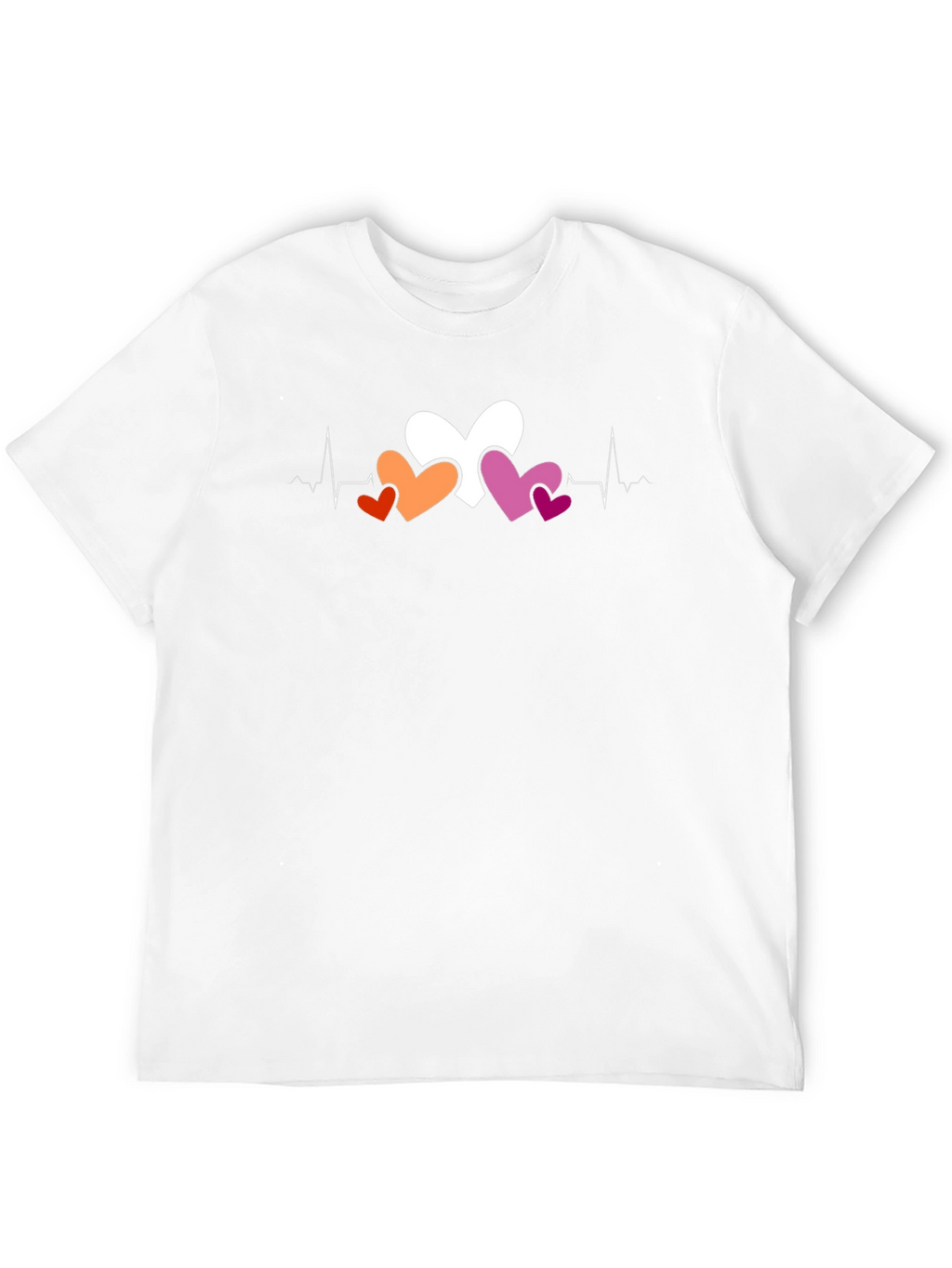 Heartbeat Lesbian Pride T-Shirt