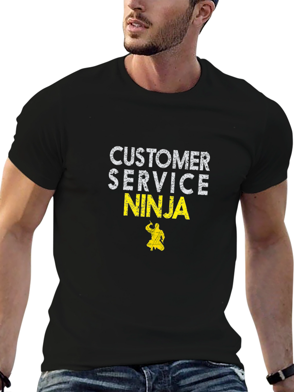 Customer Service Ninja Graphic T-Shirt